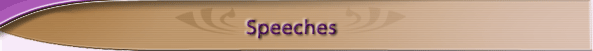 Speeches Banner